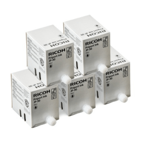 Ricoh 817104 Black Ink Cartridge Original 5 Pack