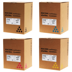 Ricoh 82840 Multipack Full Set of 4 Toner Cartridges Original