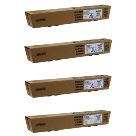 Ricoh 84253 Multipack Full Set of 4 Toner Cartridges Original