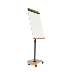 Rocada Natural A1 Design Multifunctional Mobile Magnetic Flipchart Brown NAT0618 775925 F