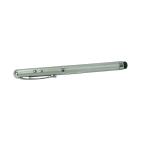 Rolson 4 in 1 Laser Pointer Pen Silver 457629 F