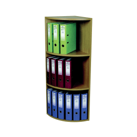 Rotadex Corner Unit 3 Tier Light Oak 119158 F