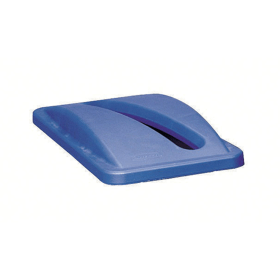 Rubbermaid Slim Jim Bin Lid for Recycling Paper Blue 130494 F