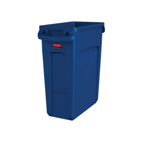 Rubbermaid Slim Jim Vented Container 60 Litres Blue 147540 F