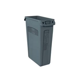 Rubbermaid Slim Jim Vented Container 87 Litres Grey 154049 F
