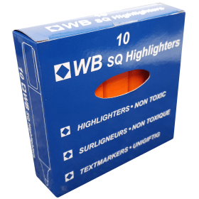 SQ Highlighter Orange 10 Pack 00HIPO10 484435 F