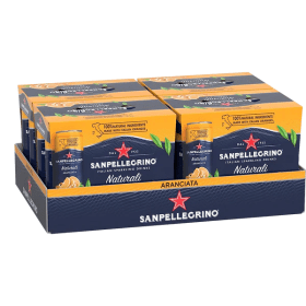 San Pellegrino Aranciata Orange Fizzy Drink 330ml 24 Pack 440552 F