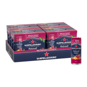 San Pellegrino Pomegranate and Orange Fizzy Drink 330ml 24 Pack 794722 F
