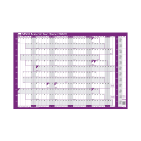 Sasco Academic Year Planner Mounted 2026 27 896750 F