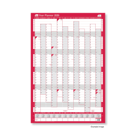 Sasco Year Planner Compact Portrait Unmounted 2026 2410268 896742 F