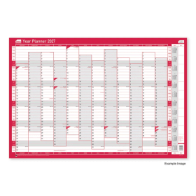 Sasco Year Planner Vertical Unmounted 2027