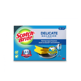 Scotch Brite Delicate Nail Saver Scrub Sponge 2 Pack