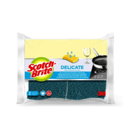 Scotch Brite Delicate Non Scratch Cellulose Scrub Sponge 2 Pack 912751 F