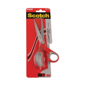 Scotch Comfort Scissors Red 180mm Stainless Steel Blades 279214 F