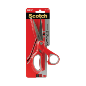 Scotch Comfort Scissors Red 200mm Stainless Steel Blades 279213 F