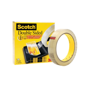 Scotch Durable Double Sided Tape 19mm x 33m Transparent 117739 F
