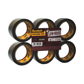 Scotch Packaging Tape 48mm x 66m Brown 6 Pack 126936 F