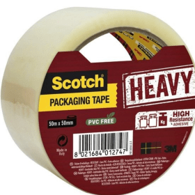 Scotch Secure Seal Packaging Tape 50mm x 50m Clear 478832 F