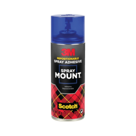 Scotch Spray Mount Transparent Repositioning Adhesive Spray 200ml 100186 F