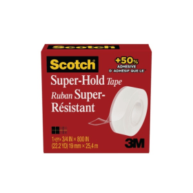 Scotch Super Hold Secure Tape 19mm x 25.4m Clear 700K EU 566246 F