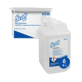 Scott Antibacterial Hand Soap Refill 1 Litre 6 Pack 112733 F