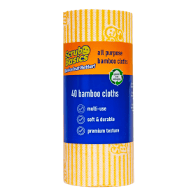 Scrub Basics Bamboo Cloths 40 Pack