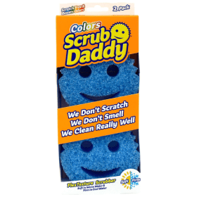 Scrub Daddy Colour Sponge Blue 2 Pack