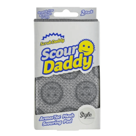 Scrub Daddy Scour Daddy Scouring Pads Grey 2 Pack