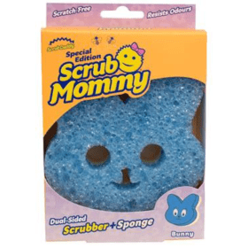 Scrub Mommy Special Edition Dual Sided Sponge Blue Spring Bunny