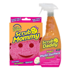 Scrub Mommy Sponge and Cherry Multi surface Cleaner Combo