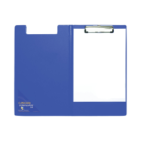 Seco Blue A4 Plus Fold over Clipboard 570 PVC BU 615104 F