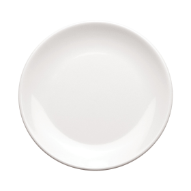 Seco Plate Round 7 Inch 18cm Melamine White 6 Pack 795962 F
