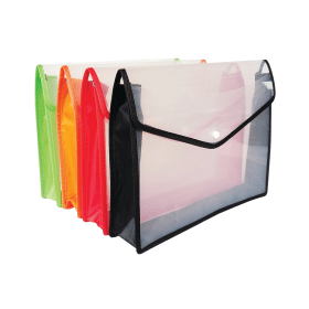 Seco Popper Wallet Foolscap Plus Assorted 4 Pack 795956 F