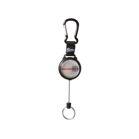 Securikey Karabiner Key Reel with Kevlar Cord Black 170640 F