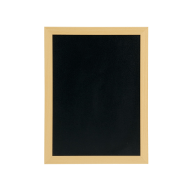 Securit Woody Chalkboard with White Chalk Marker and Mounting Kit 300mm x 10mm x 400mm Teak 795519 F
