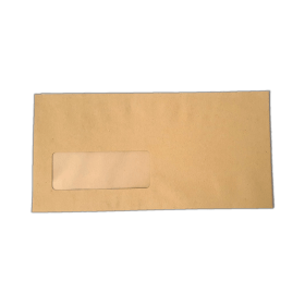 Self Seal DL Windowed Envelope 80gsm Manilla 1000 Pack 809036 F