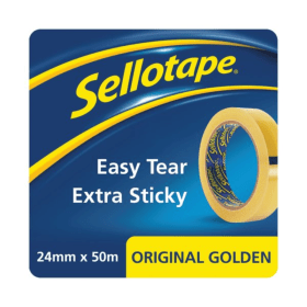 Sellotape Original Tape 24mm x 50m Golden 830457 F