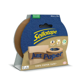 Sellotape Packaging Paper Tape 48mm x 50m Brown 892356 F