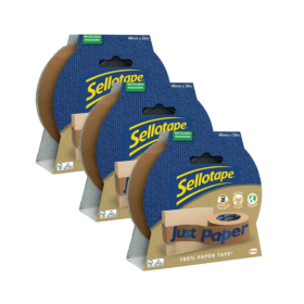 Sellotape Packaging Paper Tape Brown 3 for 2 Offer