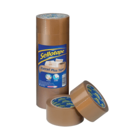 Sellotape Packaging Tape 50mm x 66m Brown 6 Pack 108342 F