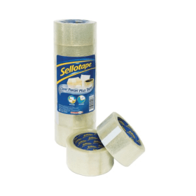 Sellotape Packaging Tape 50mm x 66m Clear 6 Pack 115403 F