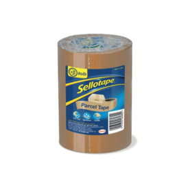 Sellotape Parcel Tape 48mm x 50m Brown 3 Pack 831606 F