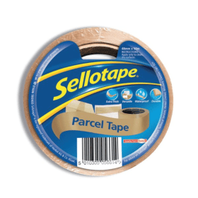 Sellotape Parcel Tape 48mm x 50m Brown 8 Pack 543126 F