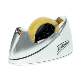 Sellotape Tape Dispenser Large Chrome 113731 F