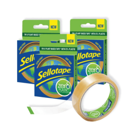 Sellotape Zero Plastic Tape Clear 3 for 2 Offer