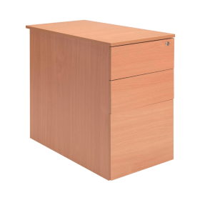 Serrion Desk High Pedestal 600 Bavarian Beech 411700 F