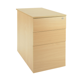 Serrion Desk High Pedestal 600 Ferrera Oak 411699 F