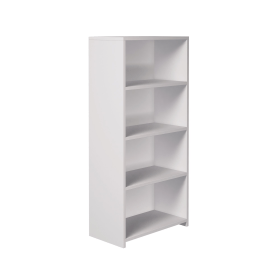 Serrion Premium Bookcase 750mm x 400mm x 1600mm White 575493 F