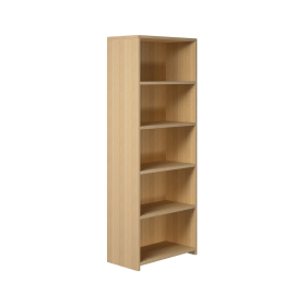 Serrion Premium Bookcase 750mm x 400mm x 2000mm Ferrera Oak 575498 F