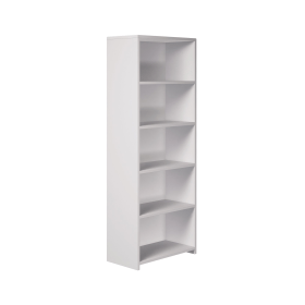 Serrion Premium Bookcase 750mm x 400mm x 2000mm White 575499 F